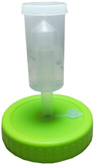 Gisting Deksel Deksel Met One-Way Uitlaatkleppen Fermenteren Deksels Kit Voor Brede Mond Mason Potten 86Mm Hogard groen