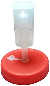 Gisting Deksel Deksel Met One-Way Uitlaatkleppen Fermenteren Deksels Kit Voor Brede Mond Mason Potten 86Mm Hogard Rood
