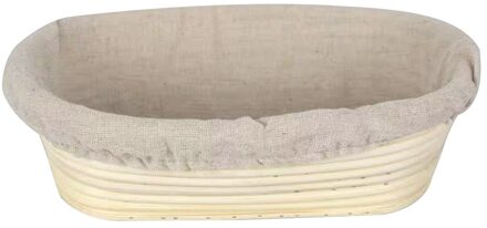 Gisting Rotan Mand Deeg Brood Proofing Proving Mand Met Cover Zuurdesem Brood Gisting Manden Keuken Bakvormen ovaal 28x14x8cm