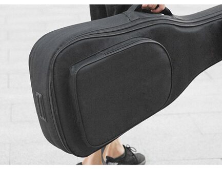 Gitaar Tas Met Schouderbanden-Waterdichte Gewatteerde Case-Bas, akoestische & Klassieke Gitaar Gig Bag - Perfect Voor Reizen zwart 36 duim
