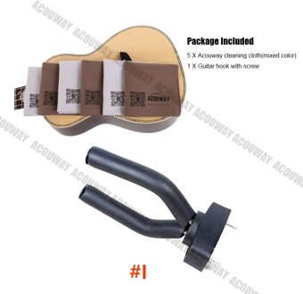 Gitaaraccessoires set kit Plectrums Gitaar Capo Gitaarband Tuner / Vingertopbeschermer / Gitaarhaak Onderdelen Accessoires zwart