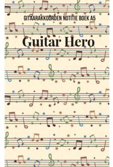 Gitaarakkoorden Notitieboek A5 Guitar Hero - Allets Comfort
