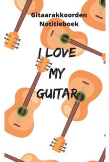 Gitaarakkoorden Notitieboek - I Love My Guitar - Allets Comfort