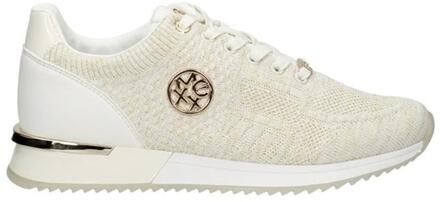 Gitte Glitter Sneaker Dames Beige/Goud