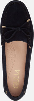 Giulia Mocassins blauw Suede 130211 - 37