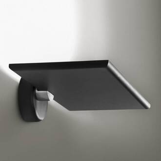 GiuUp LED uplght wandlamp 40W, zwart zwart, zilver