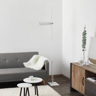 GiuUp LED uplighter, dimbaar, wit wit, zilver