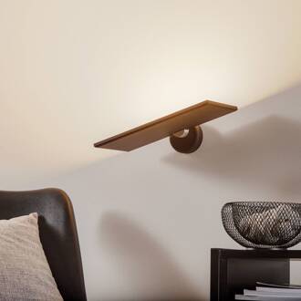 GiuUp LED wandlamp, 20W, zwart zwart, zilver