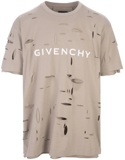 Givenchy Beige T-shirts en Polos Givenchy , Beige , Heren - S,Xs