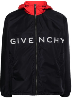 Givenchy Blauwe Logo Print Hoodie Givenchy , Blue , Heren - M