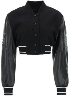 Givenchy Bomber Jackets Givenchy , Black , Dames - S