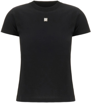 Givenchy Casual Katoenen T-shirt Givenchy , Black , Dames - XS