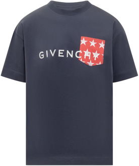 Givenchy Casual Korte Mouw T-shirts Givenchy , Blue , Heren - L,M,S,Xs