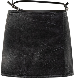 Givenchy Denim Skirts Givenchy , Black , Dames - S,Xs