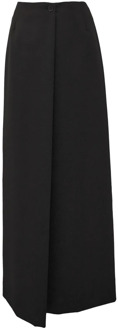 Givenchy Exclusieve Maxi Rok met Wikkeleffect Givenchy , Black , Dames - S,Xs