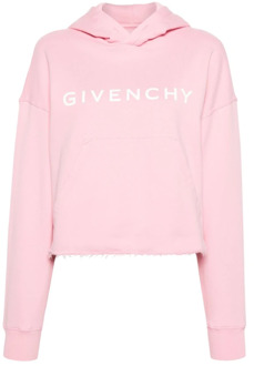 Givenchy Flamingo Pink Hoodie met Logo Givenchy , Pink , Dames - M,S,Xs