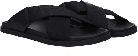 Givenchy Gtrek Sandalen met Kruisband Zwart