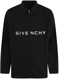Givenchy Heren Boxyfit Logo Shirt Zwart Givenchy , Black , Heren - Xl,L