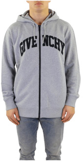 Givenchy Heren Classic Zip-Up Hoodie Grijs Givenchy , Gray , Heren - L,M