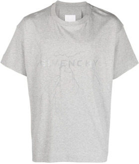 Givenchy Herenmode T-shirts en Polos Givenchy , Gray , Heren - Xl,L,M,S
