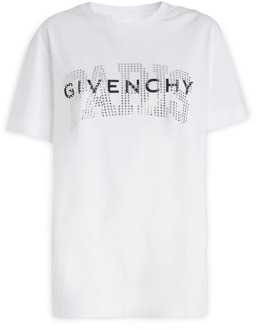 Givenchy Iconisch Logo Dames T-Shirt Givenchy , White , Dames - L,S
