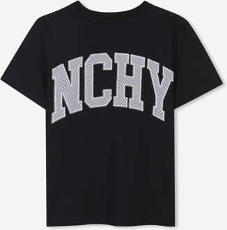 Givenchy Jongens T-shirt met Geborduurd Logo in Zwart - maat 6J / 116cm