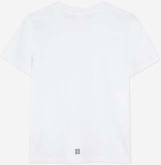 Givenchy Jongens T-shirt met Logo Print in Wit - 6J / 116cm