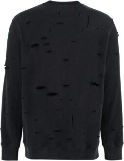 Givenchy Katoenen Rundhals Sweatshirt - maat M Zwart