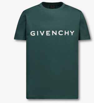 Givenchy Kinder jongens t-shirt in Groen - 140