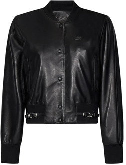 Givenchy Leather Jackets Givenchy , Black , Dames - S