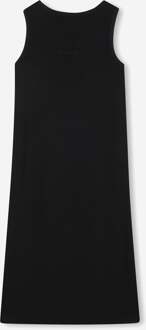 Givenchy Meisjes Ribbels Logo Tankjurk in Zwart