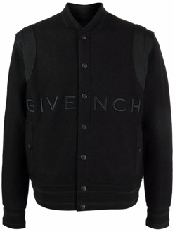Givenchy Monochrome Logo Bomberjack Givenchy , Black , Heren - Xl,M