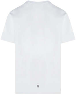 Givenchy Oversized wit T-shirt met cirkellogo van Givenchy