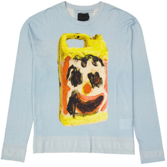 Givenchy Round-neck Knitwear Givenchy , Blue , Heren - L