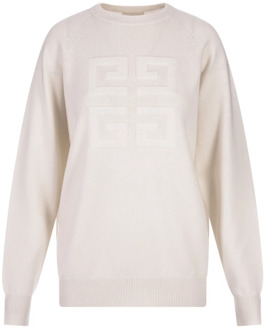 Givenchy Round-neck Knitwear Givenchy , White , Dames - S,Xs