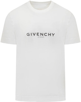 Givenchy Slim Fit Print T-Shirt Givenchy , White , Heren - 2Xl,Xl,L,M,S