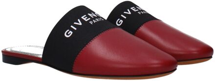 Givenchy Slipon Sandalen Donkerrood