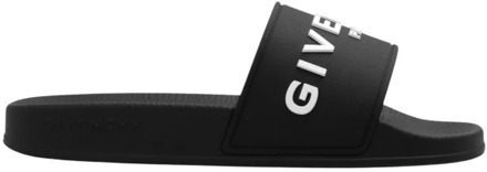 Givenchy Slippers met logo Givenchy , Black , Dames - 36 Eu,41 Eu,35 Eu,40 EU