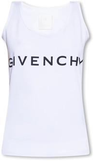 Givenchy Tanktop met logo Givenchy , White , Dames - M,S,Xs