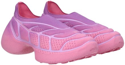Givenchy Tkxm Sneakers Slipon Brei Ontwerp Paars