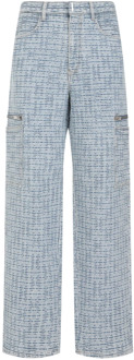 Givenchy Wide Jeans Givenchy , Blue , Heren - W32,W30