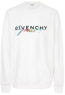 Givenchy Wit Classic Fit Sweatshirt Givenchy , White , Heren