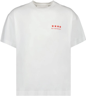 Givenchy Witte 4G Logo T-shirt Givenchy , White , Heren - M