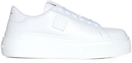 Givenchy Witte Sneakers met Blauwe Accenten Givenchy , White , Dames - 37 Eu,38 1/2 Eu,38 Eu,39 Eu,35 Eu,40 Eu,36 EU