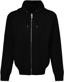 Givenchy Wollen Zip Hoodie Givenchy , Black , Heren - L,S