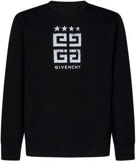 Givenchy Zwart 4G Stars Sweatshirt Givenchy , Black , Heren