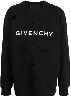 Givenchy Zwarte Aw23 Heren Sweatshirt Givenchy , Black , Heren - M,S,Xs