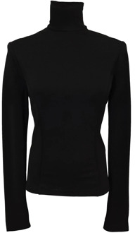 Givenchy Zwarte Coltrui Coltrui van Matthew M. Williams Givenchy , Black , Dames - M,Xs