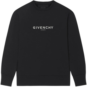 Givenchy Zwarte Givenchy Paris Sweatshirt Givenchy , Black , Heren - XS