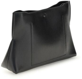 Givenchy Zwarte Kalfslederen Bos Taurus Clutch Bag